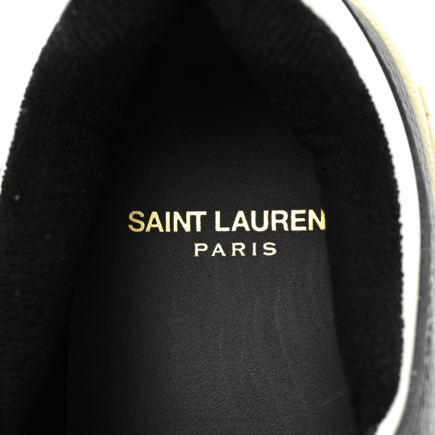 Saint Laurent Calfskin Perforated Womens Sneakers 37 White 8 of 9