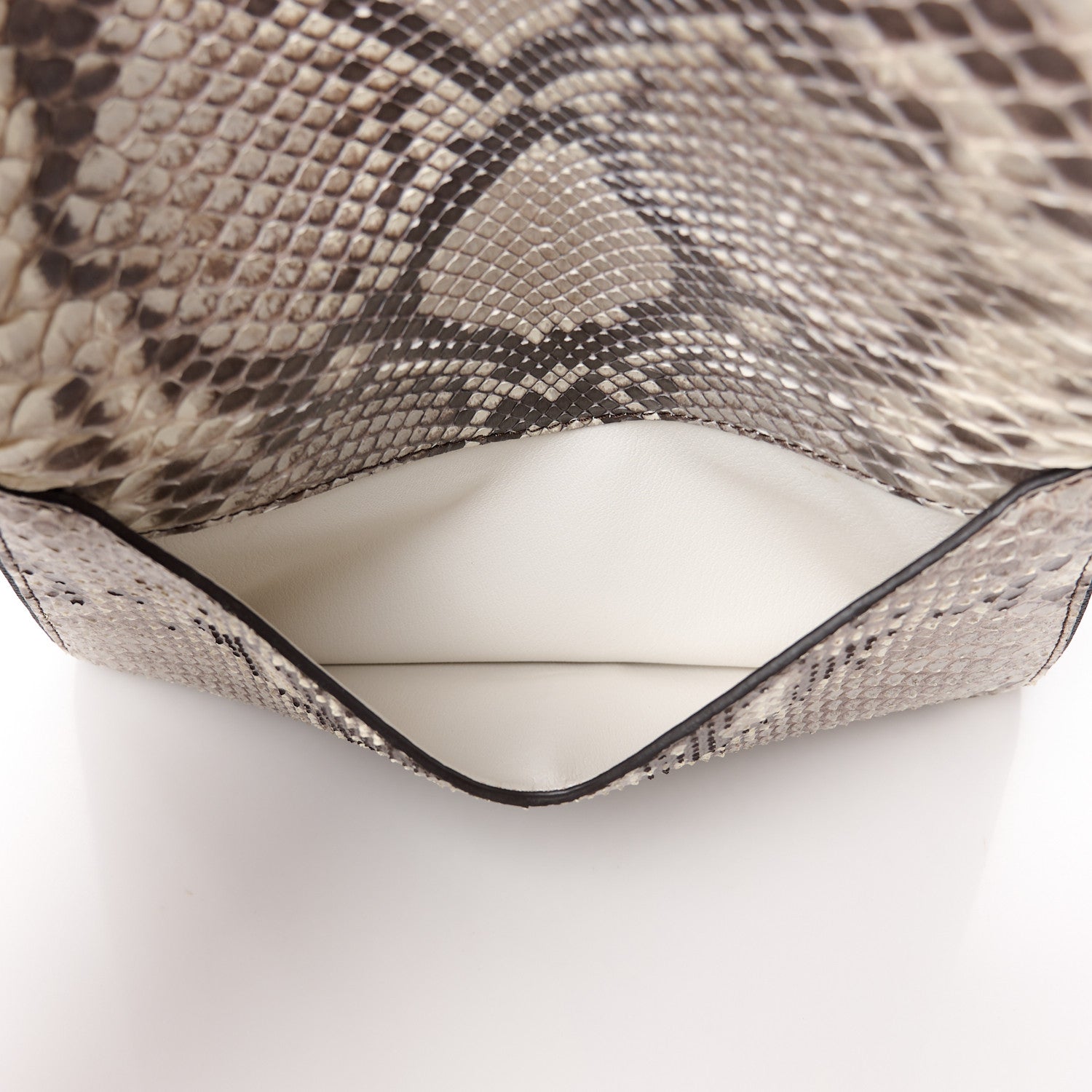 Louis Vuitton Snakeskin Monogram Double V Creme 7 of 11