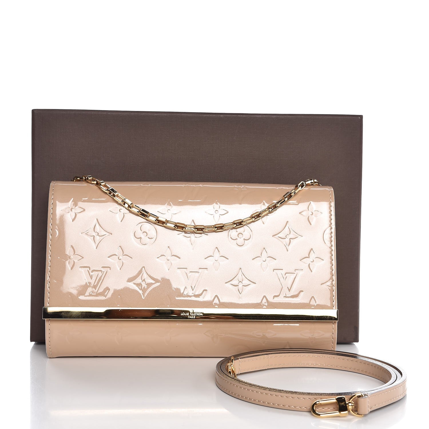 Louis Vuitton Vernis Ana Clutch Dune 9 of 9