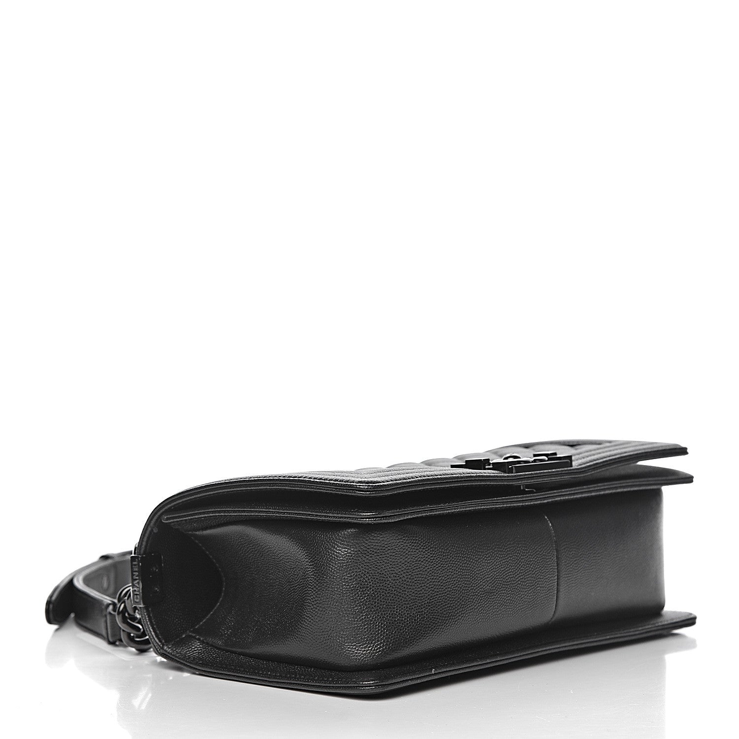 Chanel Caviar Quilted Medium Boy Flap So Black 4 of 13
