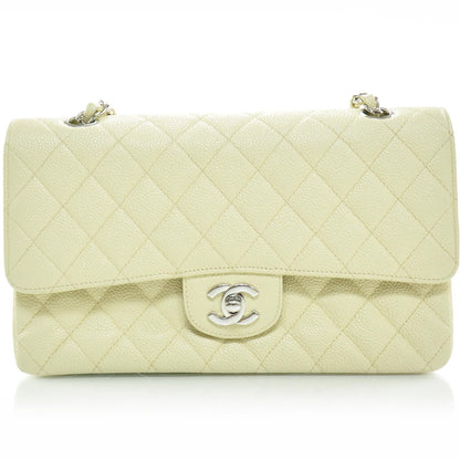 Chanel Caviar Quilted Medium Double Flap Beige Clair 1 of 11
