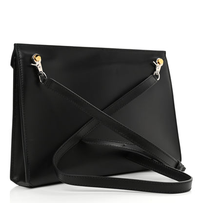 Balenciaga Calfskin Cable Flap Clutch Black 3 of 11