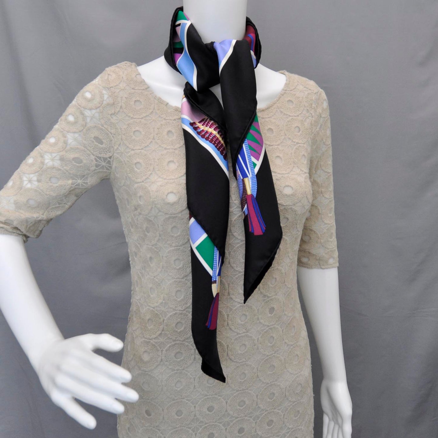 Silk L'Art Indien des Plaines Scarf 90
