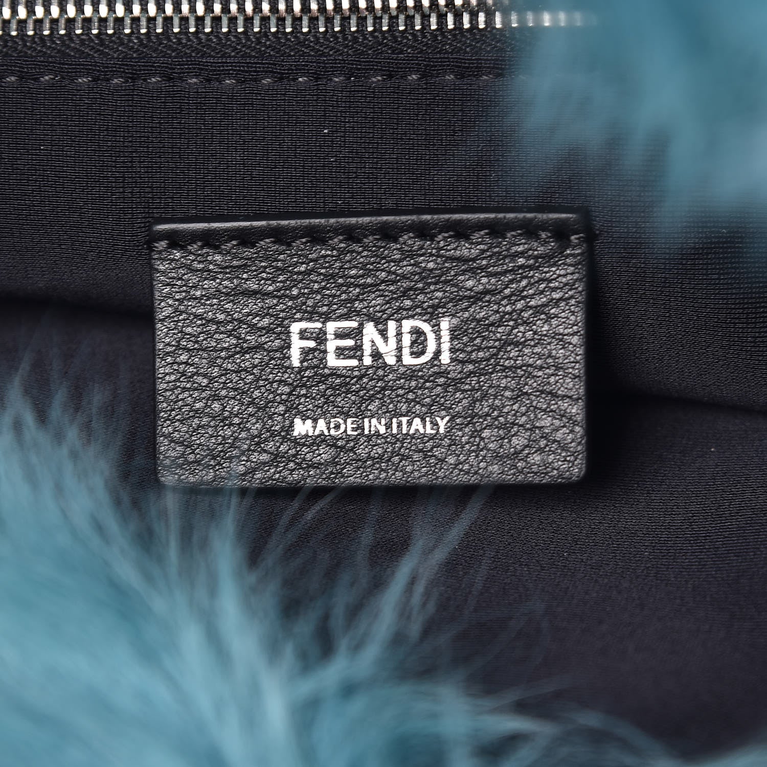 Fendi Shearling Shopping Tote Laguna 8 of 11