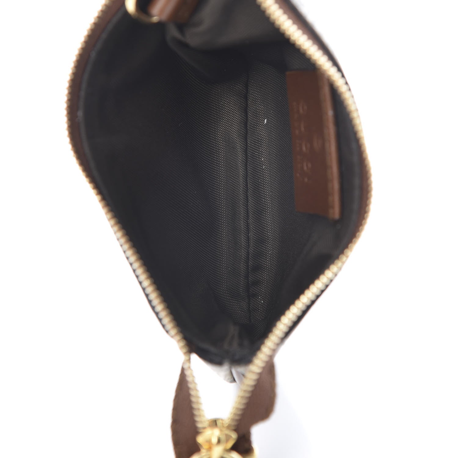 Gucci GG Supreme Monogram Key Case Beige Ebony Cuir 5 of 8