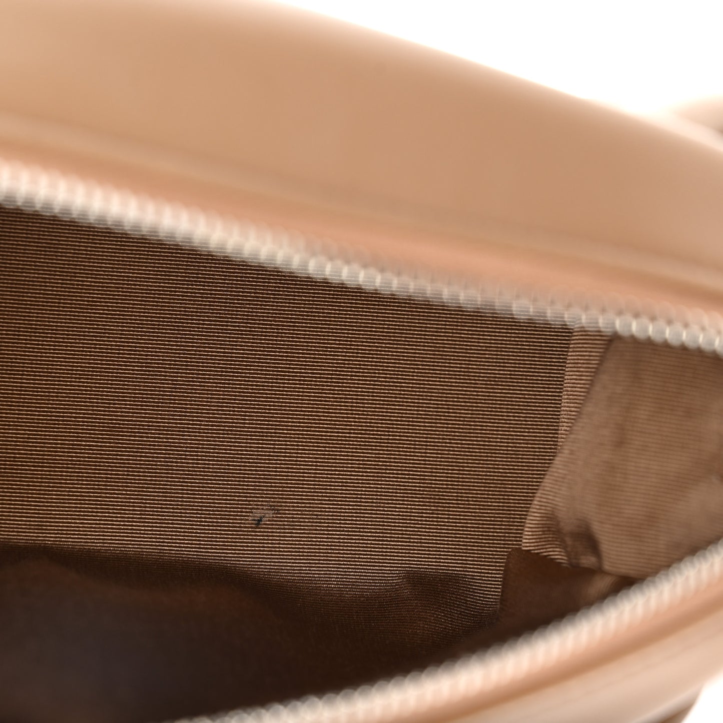 Supple Lambskin Bow Pouch Camel