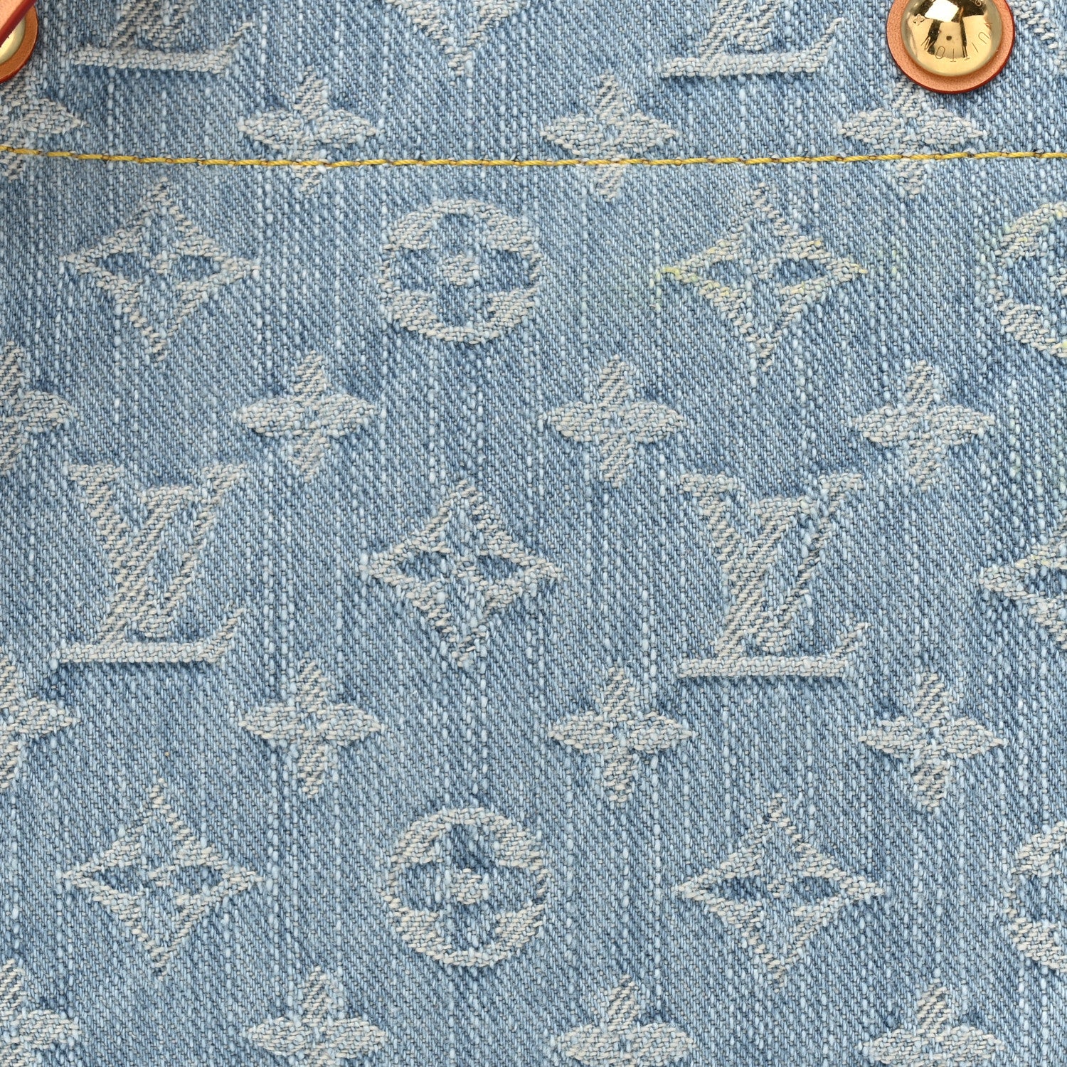 Louis Vuitton Monogram Washed Denim Let Go PM Sky Blue 7 of 9