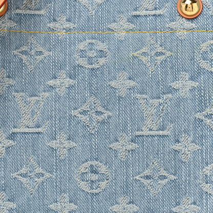 Louis Vuitton Monogram Washed Denim Let Go PM Sky Blue 7 of 9