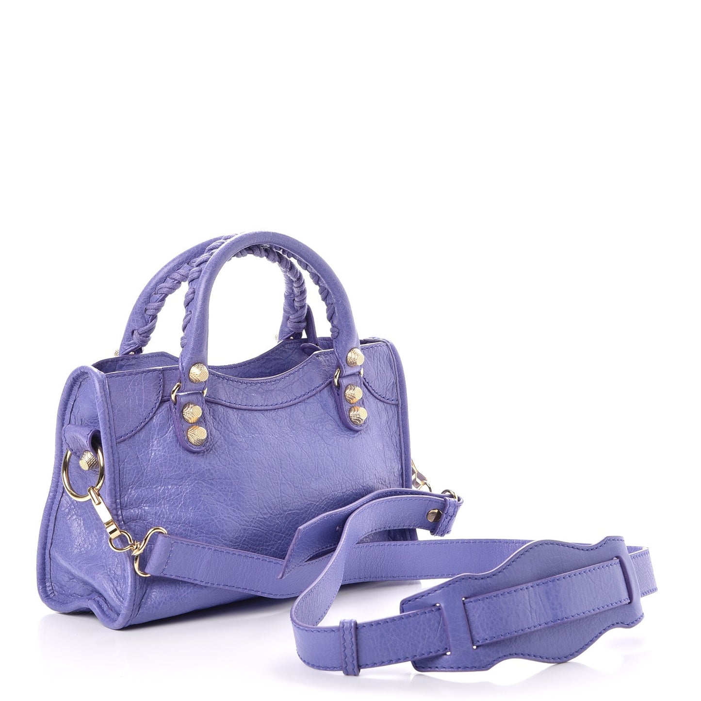 Agneau Giant 12 Gold Hardware Mini City Mauve Light Mauve