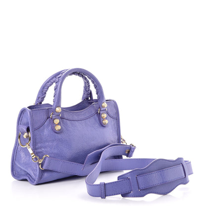 Balenciaga Agneau Giant 12 Gold Hardware Mini City Mauve Light Mauve 4 of 9