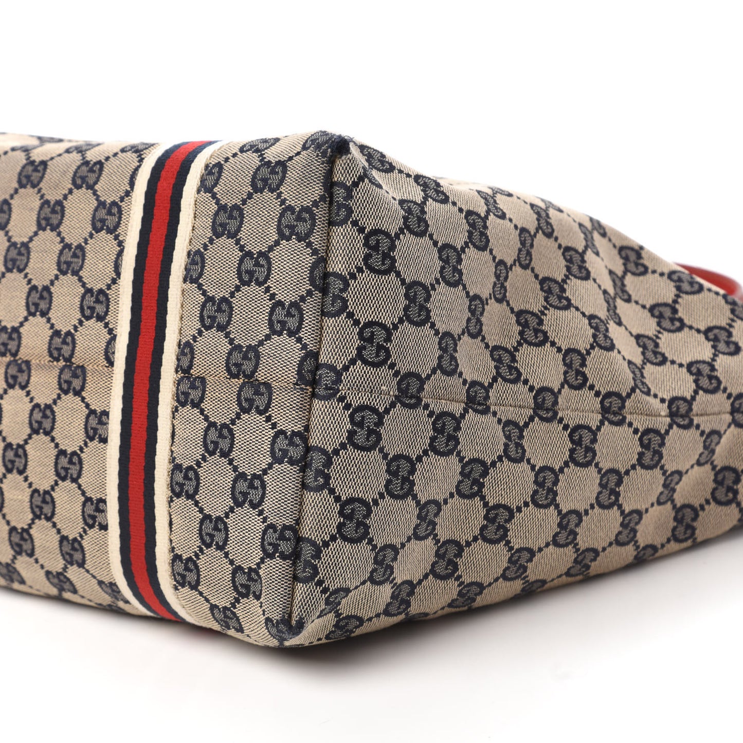 Monogram Large Jolicoeur Tote Navy Red