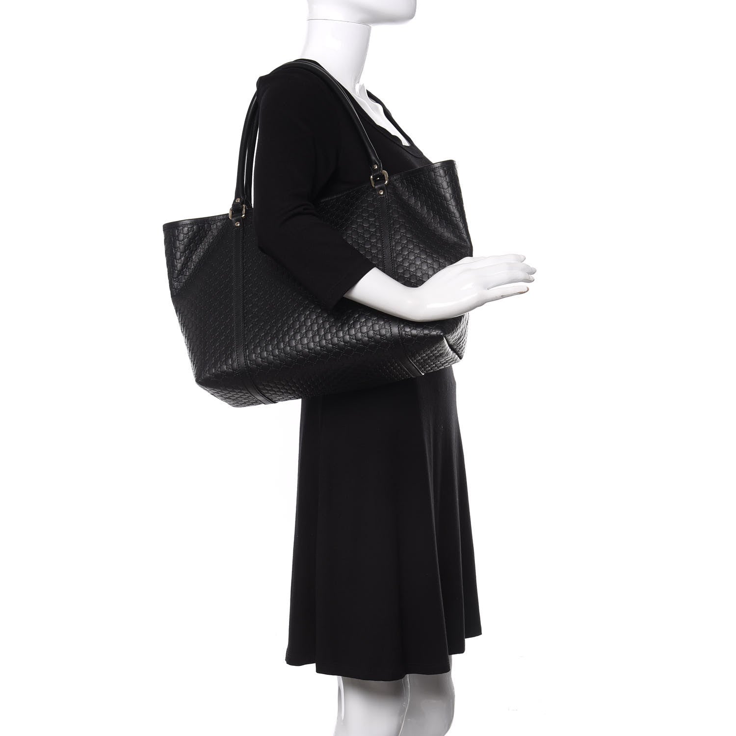 Gucci Microguccissima Medium Joy Tote Black 2 of 11