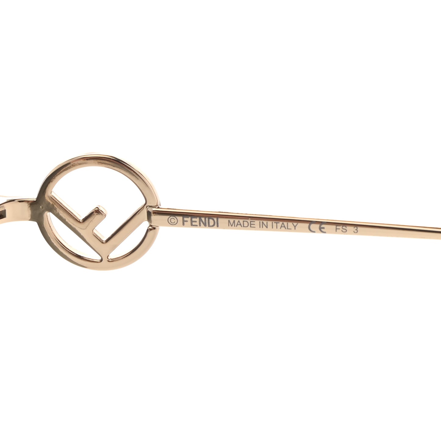 Metal F is Fendi Sunglasses FF 0323/S Gold