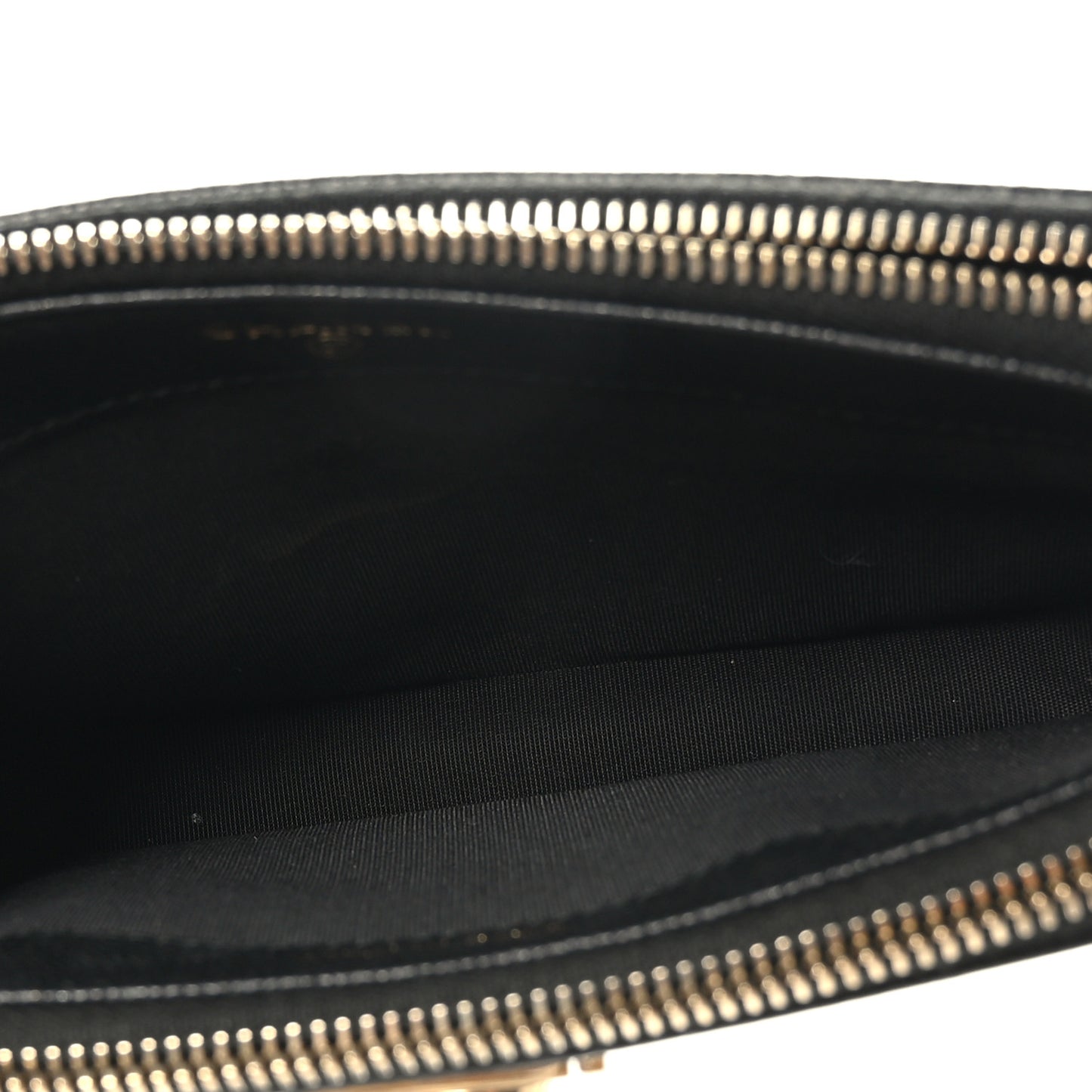 Caviar Quilted Small Boy Clutch With Chain Black