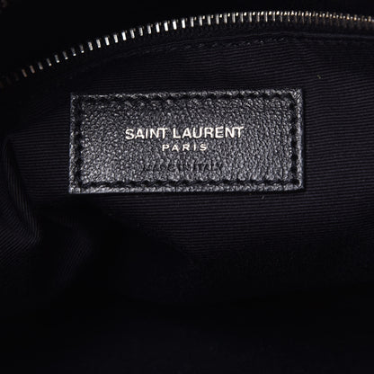 Saint Laurent Calfskin Y Quilted Monogram Medium Loulou Chain Satchel Nude Powder 6 of 9