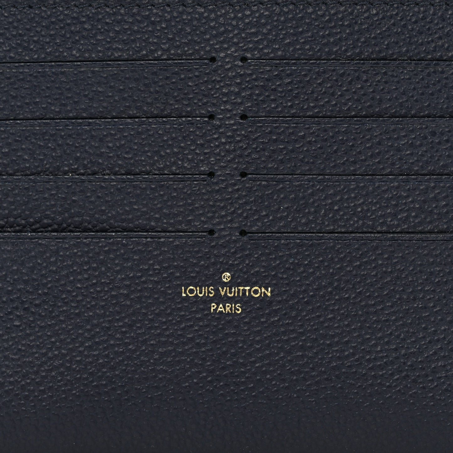 Calfskin Felicie Chain Wallet Card Holder Insert Marine Rouge