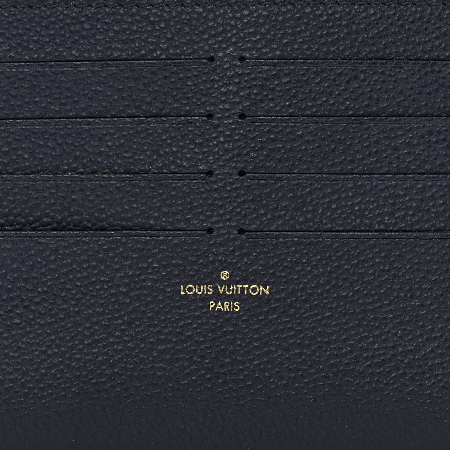 Louis Vuitton Calfskin Felicie Chain Wallet Card Holder Insert Marine Rouge 6 of 6