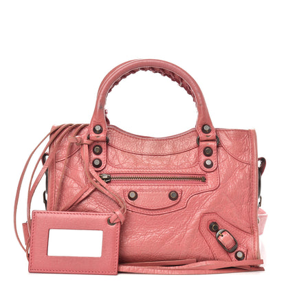 Balenciaga Agneau Classic Hardware Mini City Rose Bombon Raspberry 1 of 20