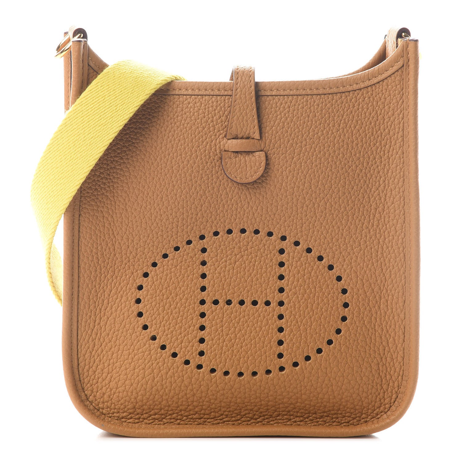 Hermes Taurillon Maurice Amazone Evelyne TPM Sesame Lime 1 of 8
