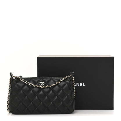 Chanel Caviar Quilted Purse With Chain Black 21 of 21