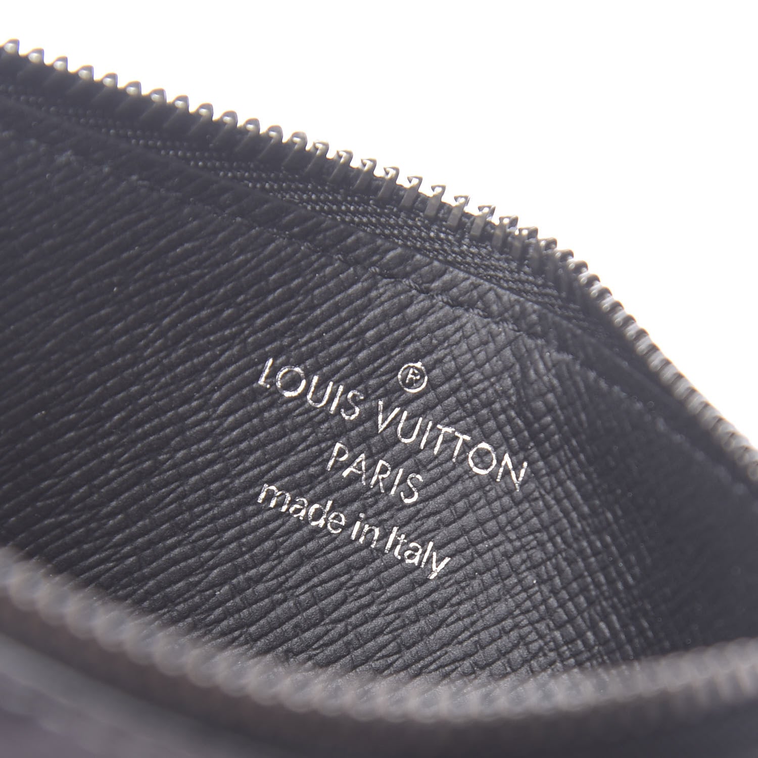 Louis Vuitton Reverse Monogram Eclipse Taiga Coin Card Holder 6 of 7