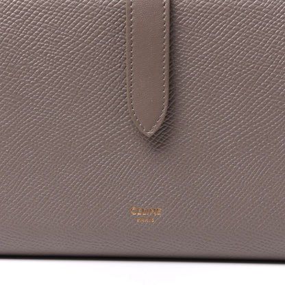 Celine Grained Calfskin Large Multifunction Strap Wallet Pebble 7 of 10