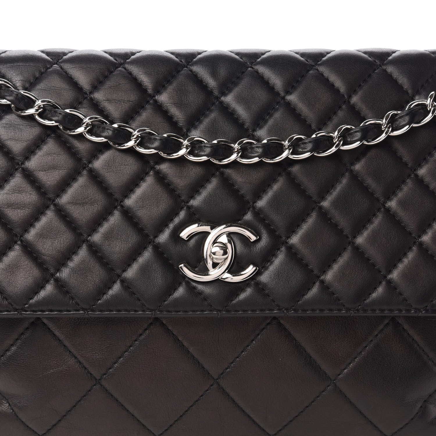 Chanel Calfskin Quilted In The Business Flap Bag Black 10 of 10
