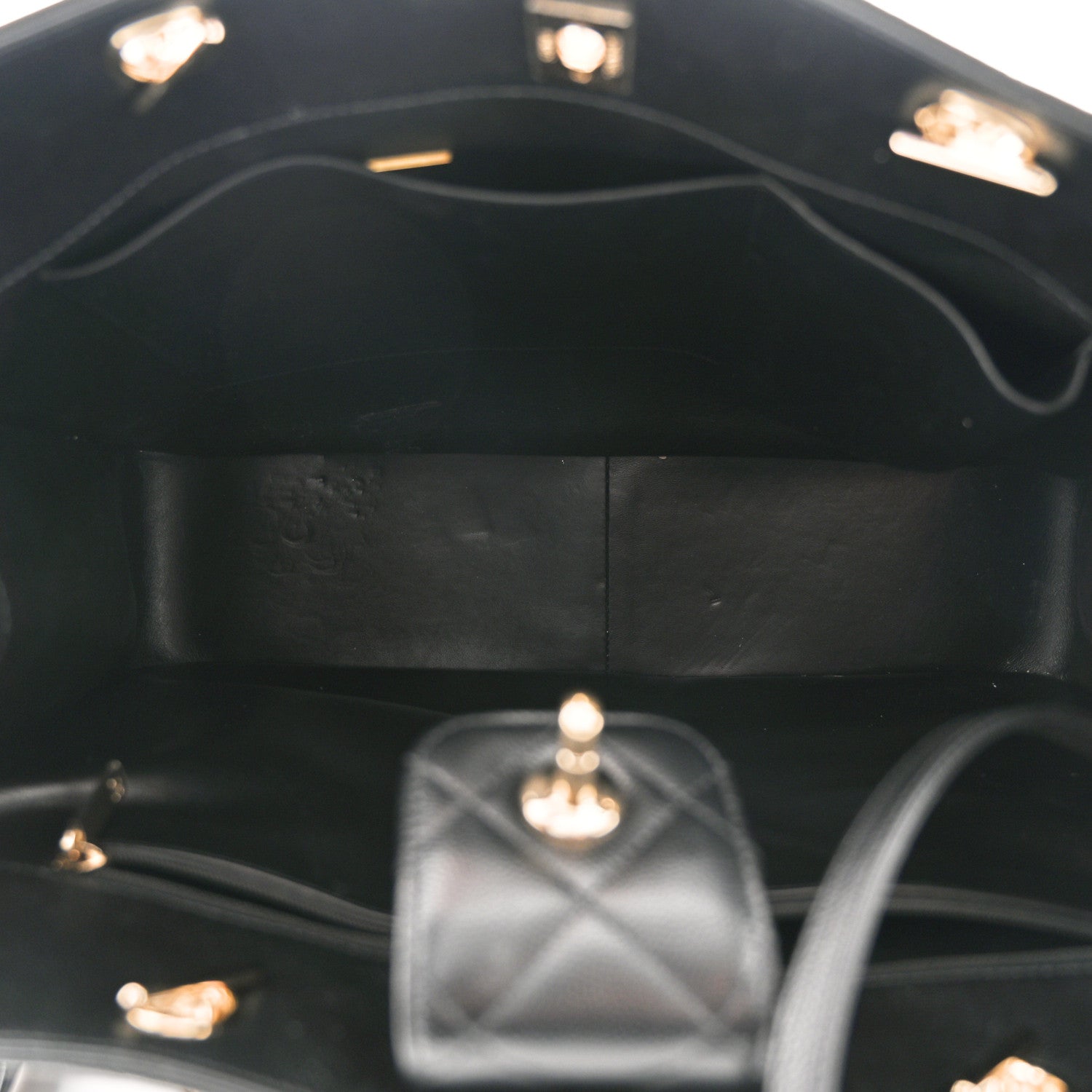Chanel Caviar Quilted Large Shopping Tote Black 5 of 13