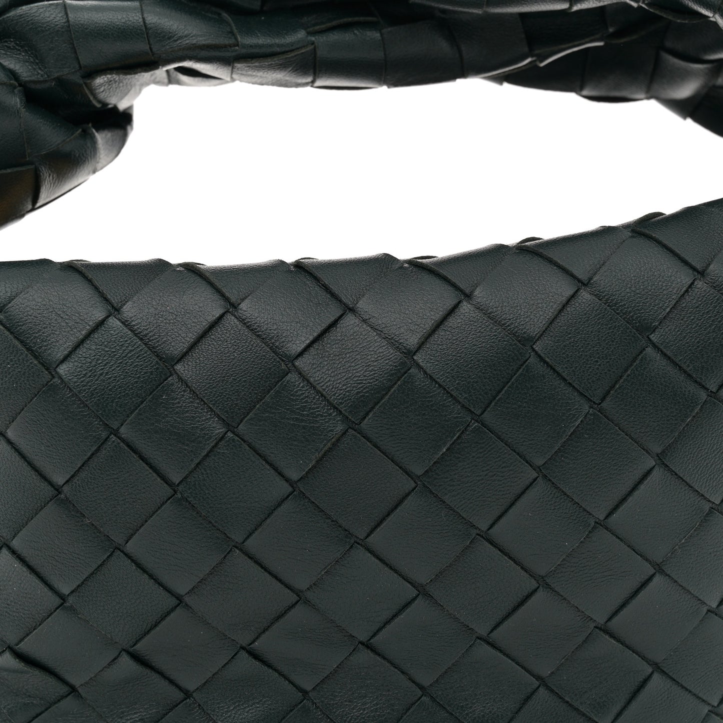 Nappa Intrecciato Mini Jodie Dark Moss