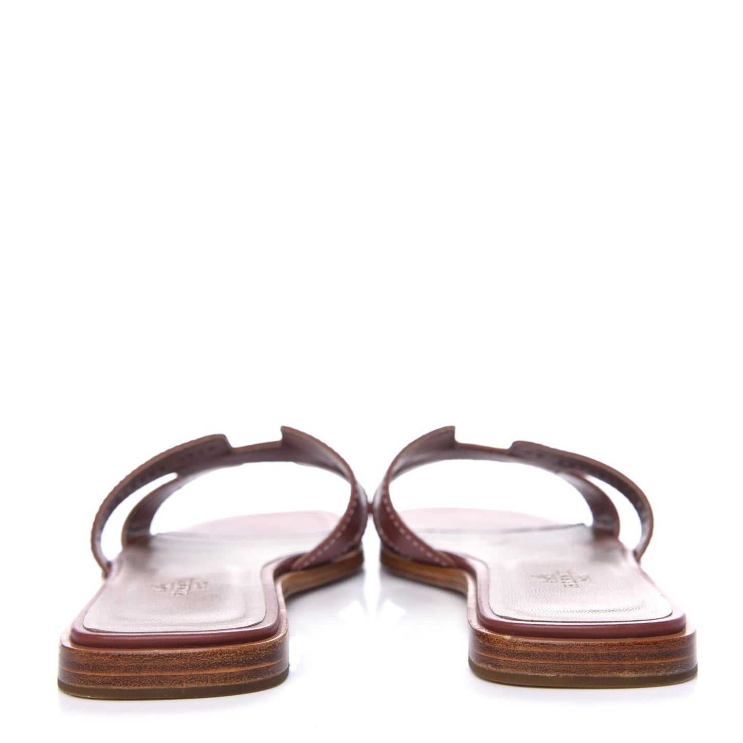 Box Calfskin Oran Sandals 39 Gold