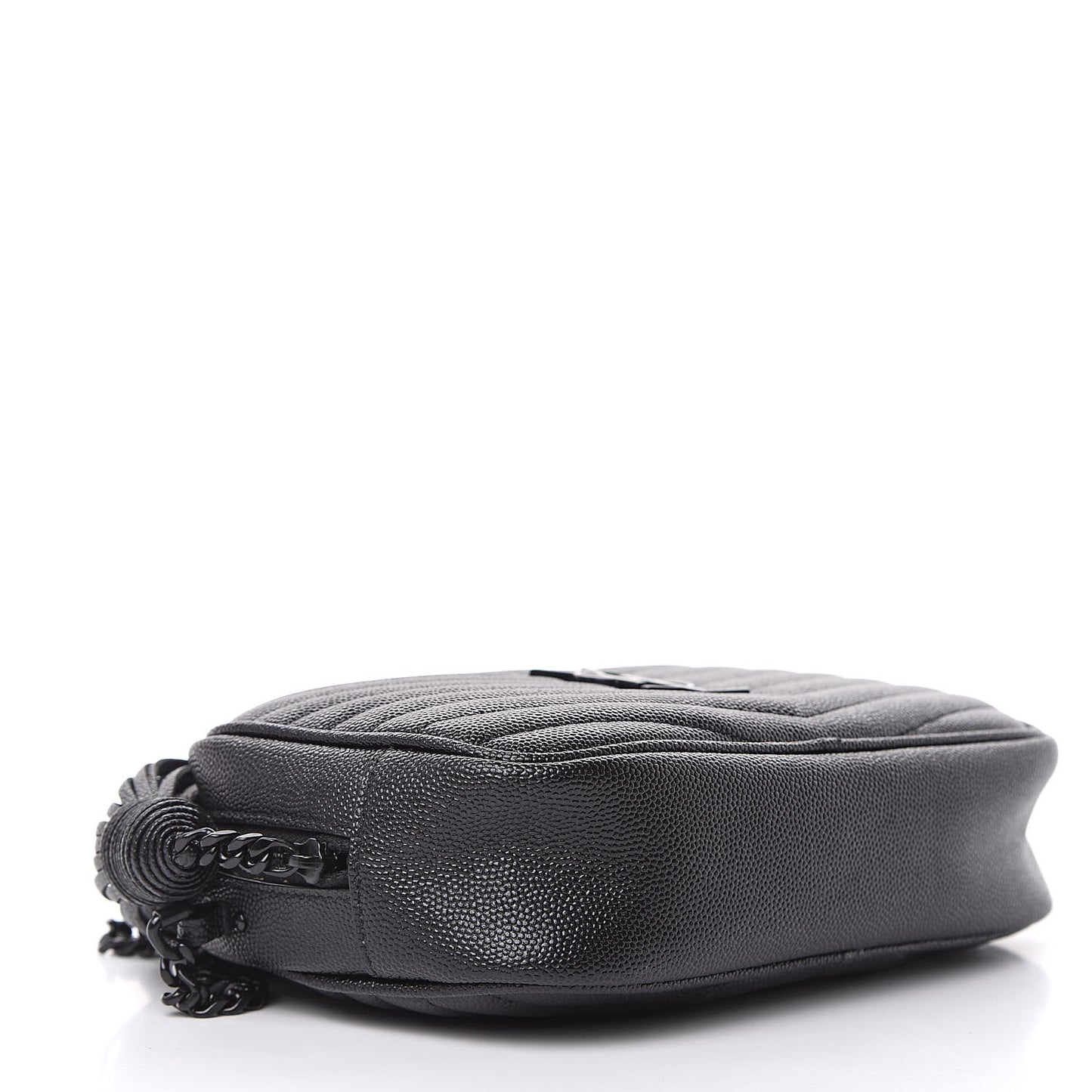 Grain De Poudre Matelasse Monogram Mini Lou Camera Bag Black