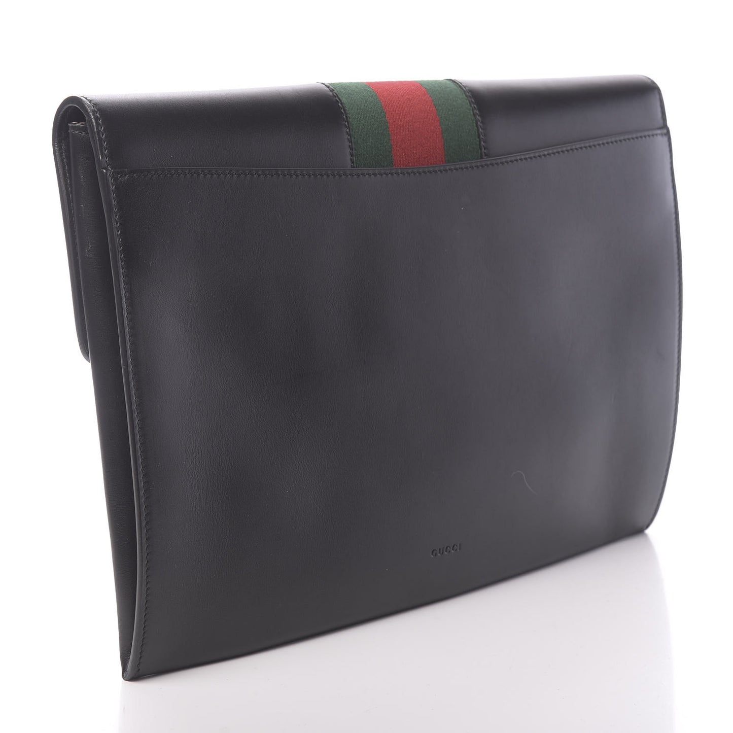 Calfskin Maxi Sylvie Clutch Black