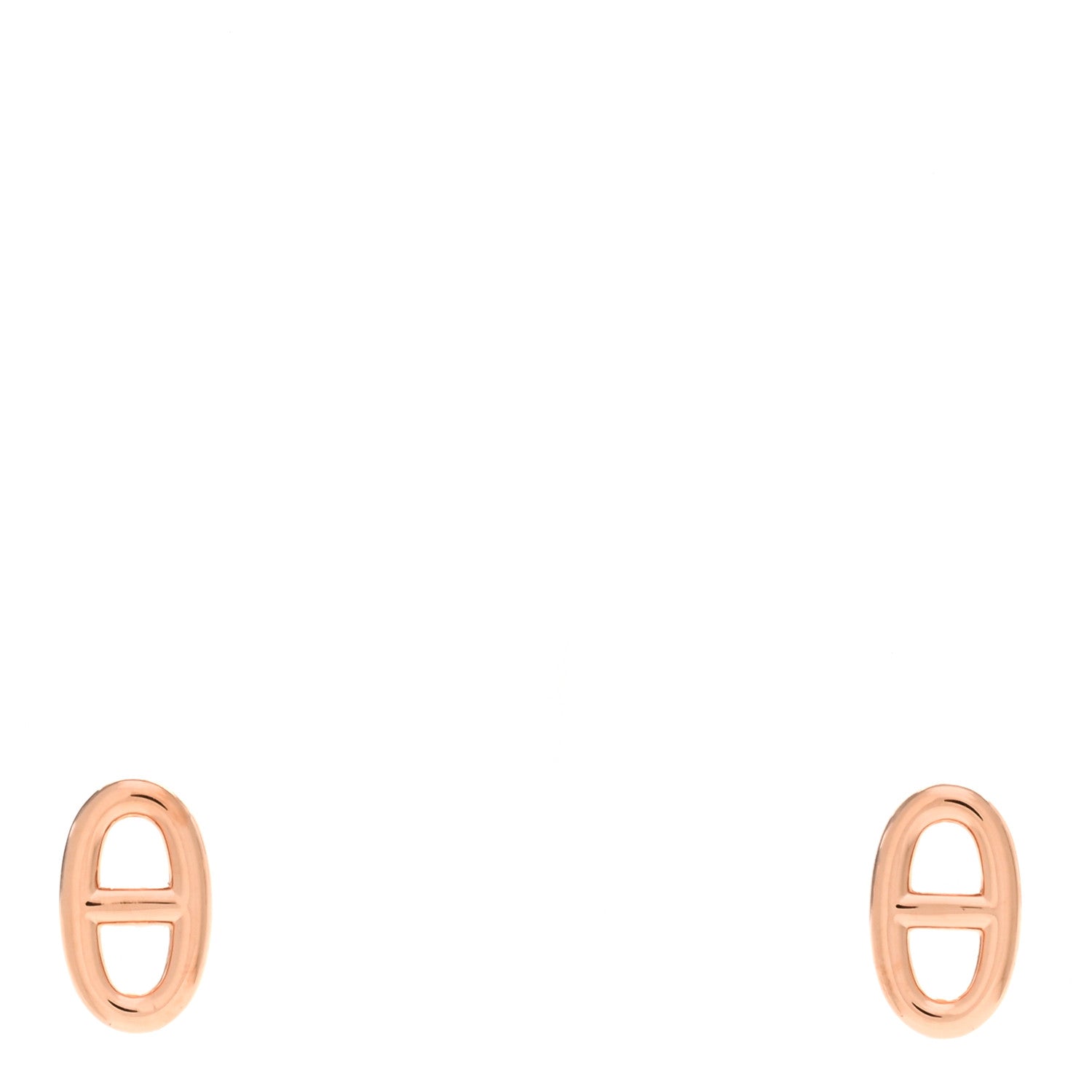 Hermes 18K Rose Gold TPM Farandole Stud Earrings 1 of 5