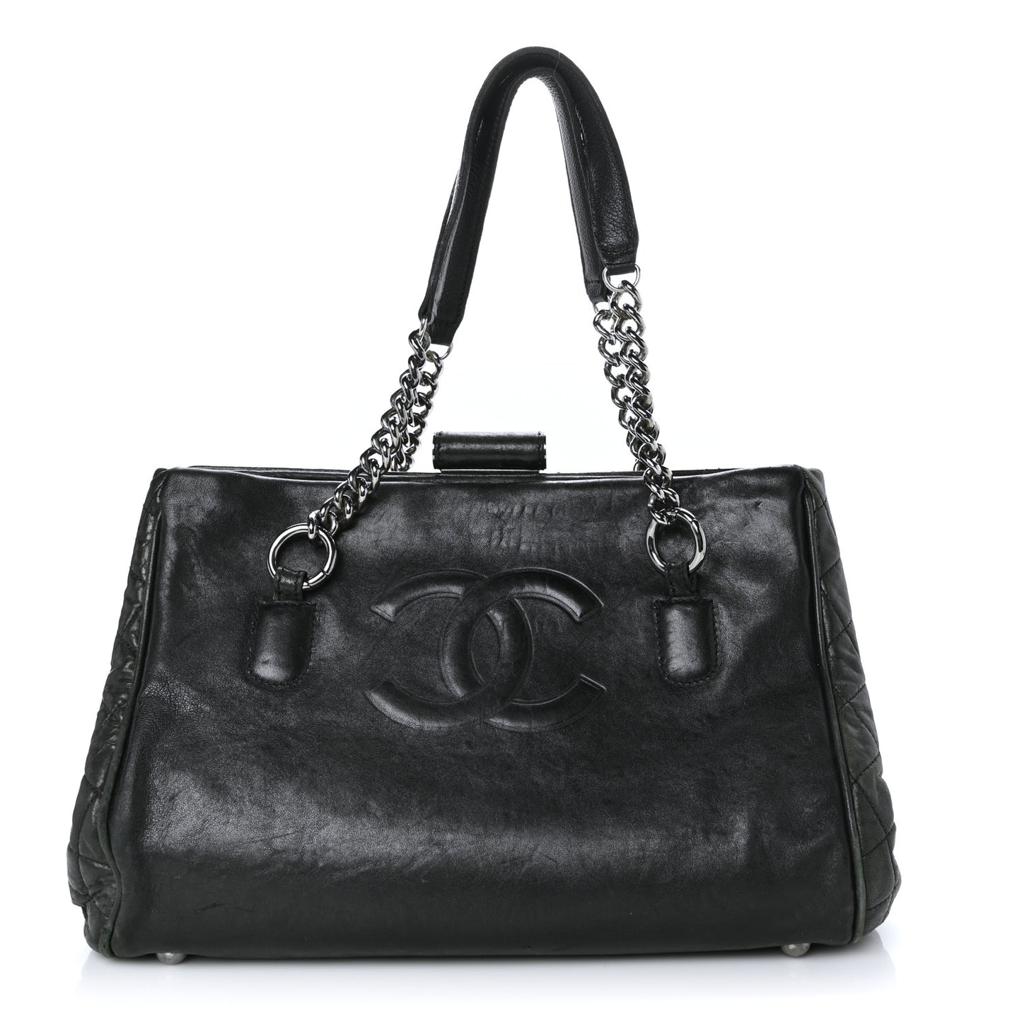 Calfskin Large Perfect Day Tote Black