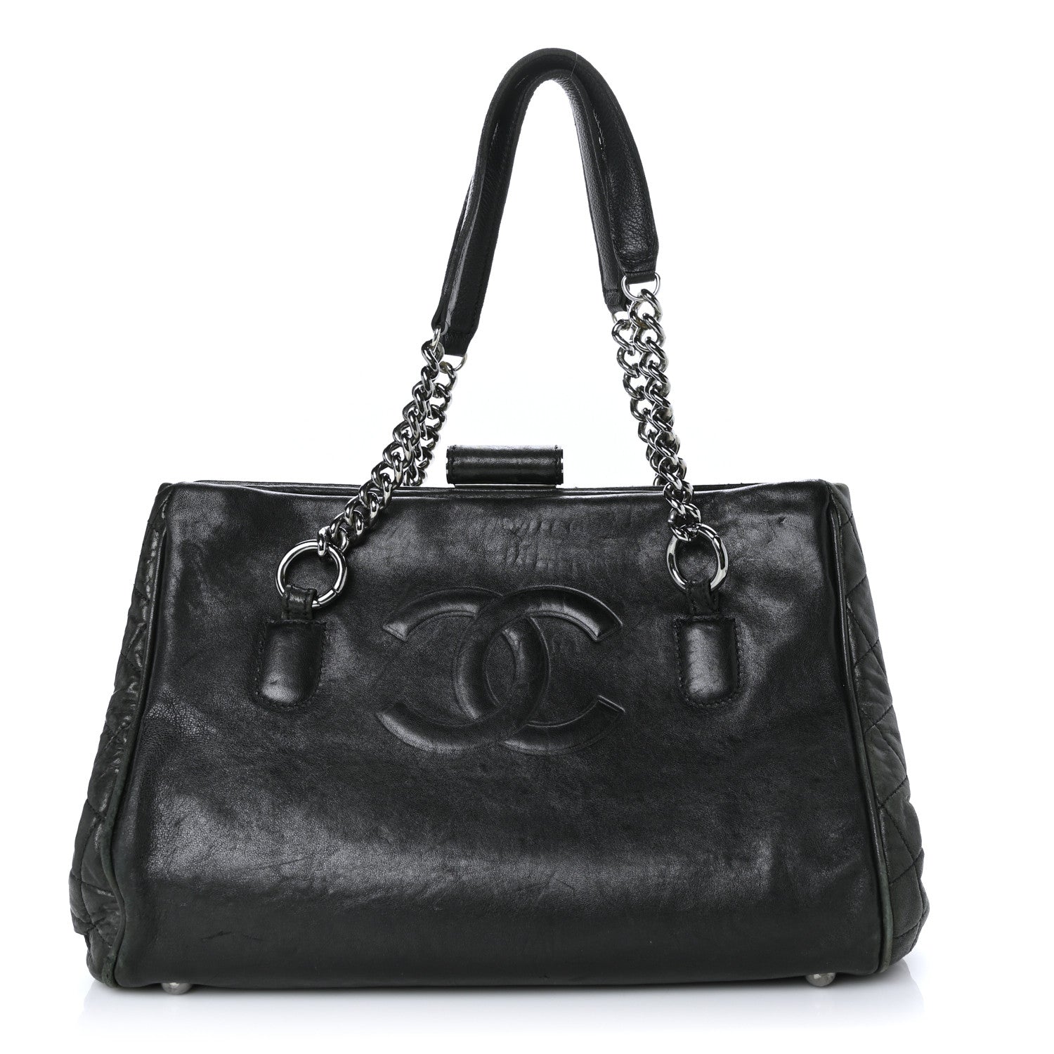 Chanel Calfskin Large Perfect Day Tote Black 1 of 10