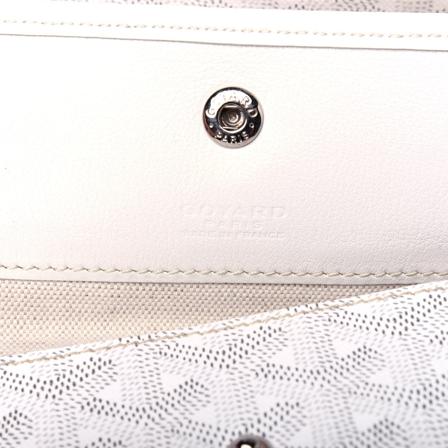 Goyardine Saint Louis PM White