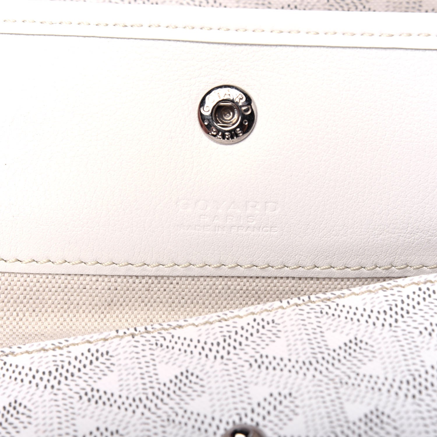 Goyard Goyardine Saint Louis PM White 9 of 19