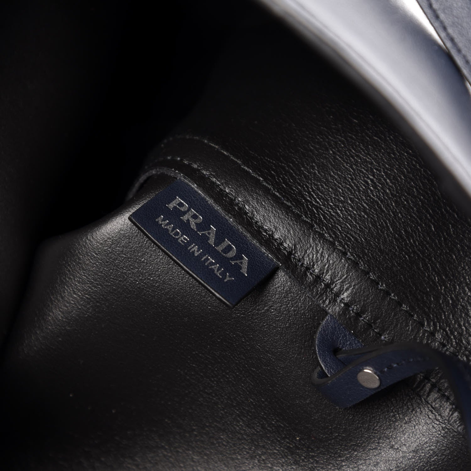 Prada Calfskin Concept Shopper Tote Black Astrale 9 of 12