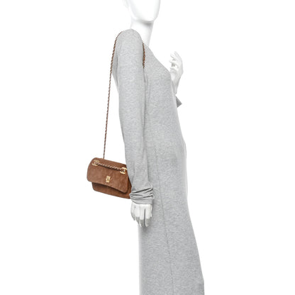 Chanel Suede Calfskin Small Eyes On You Flap Camel 2 of 10