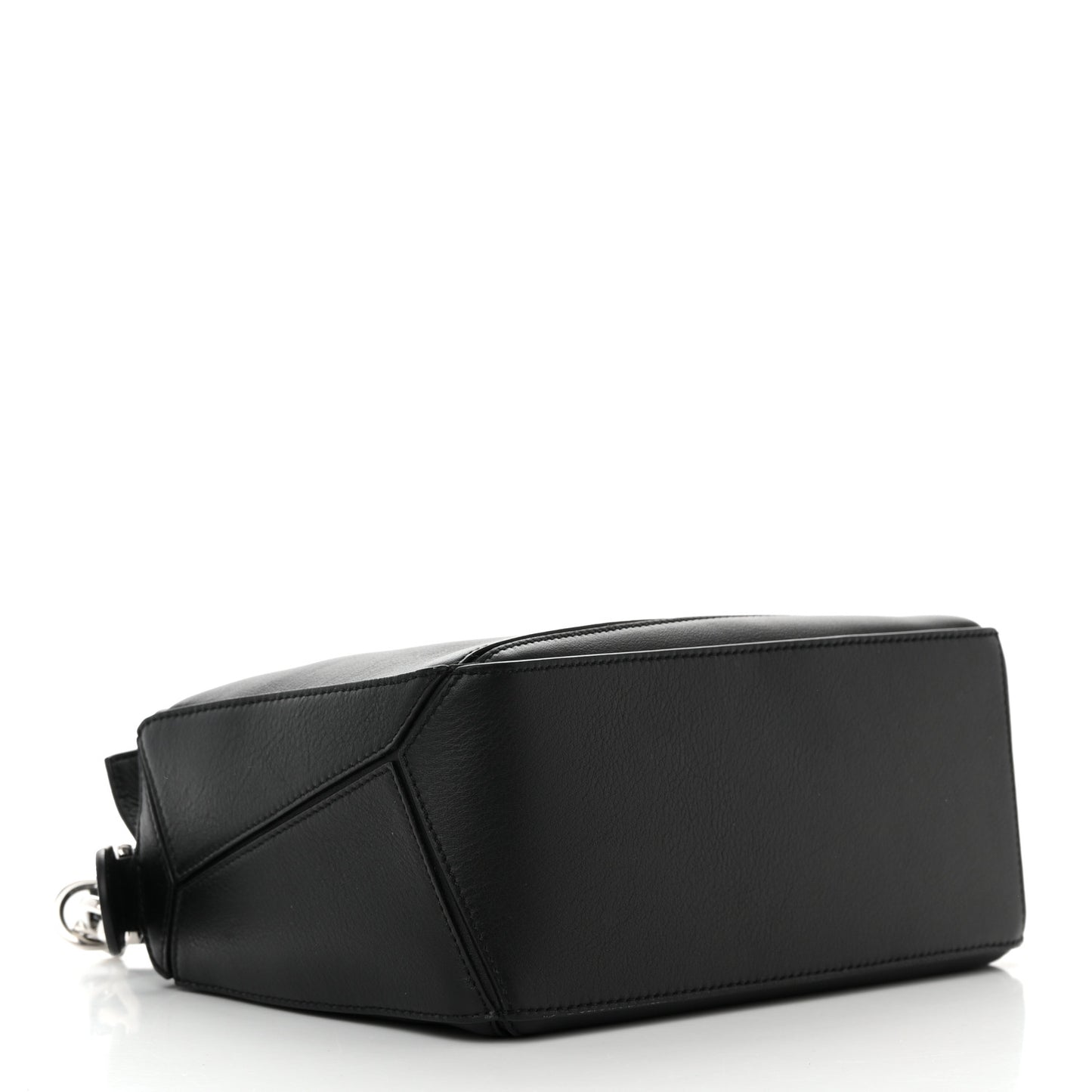 Calfskin Small Puzzle Bag Black