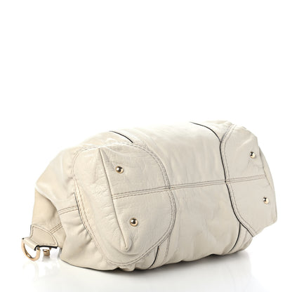 Gucci Calfskin Horsebit Medium Nail Boston White 3 of 4