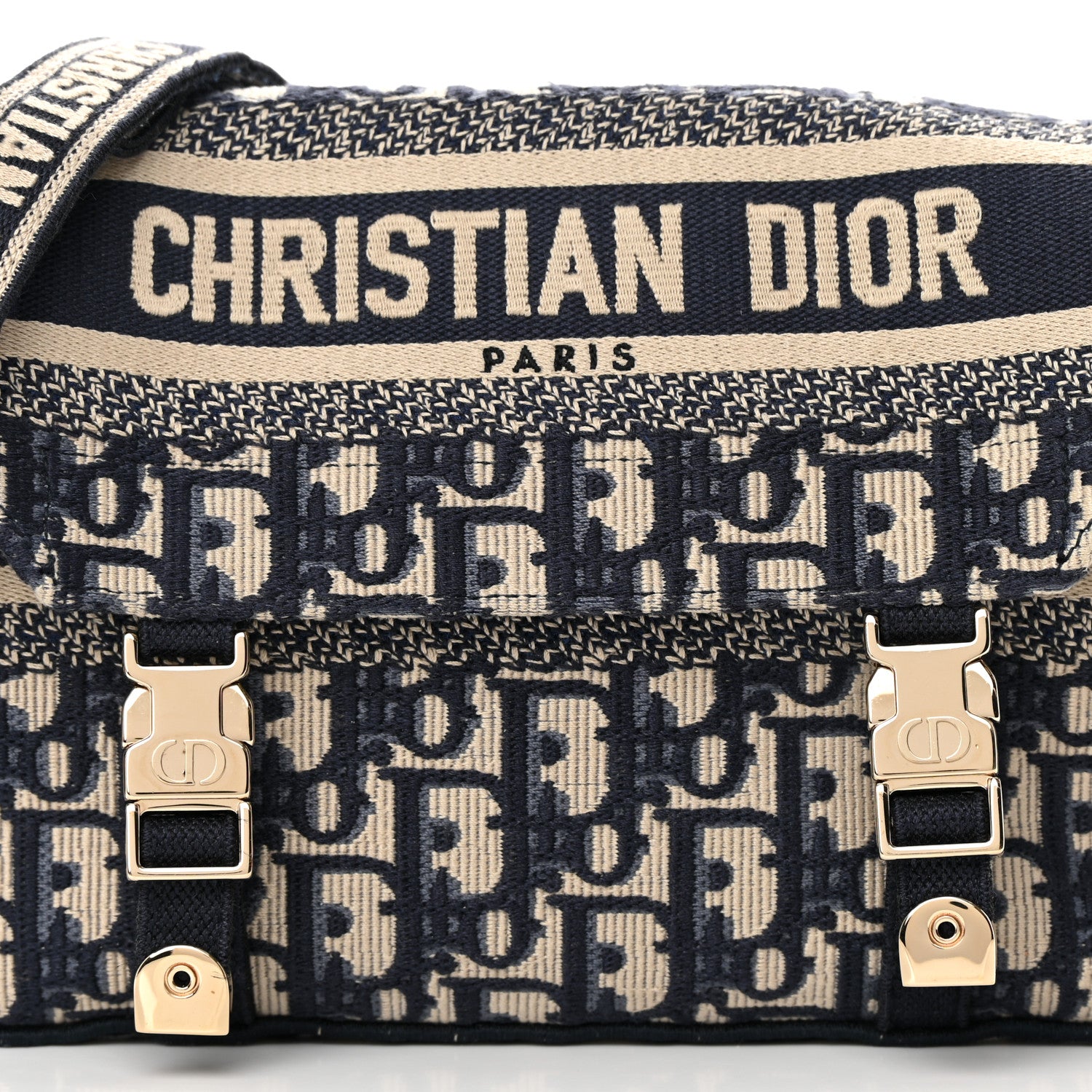 Christian Dior Oblique Small Diorcamp Messenger Blue 8 of 15
