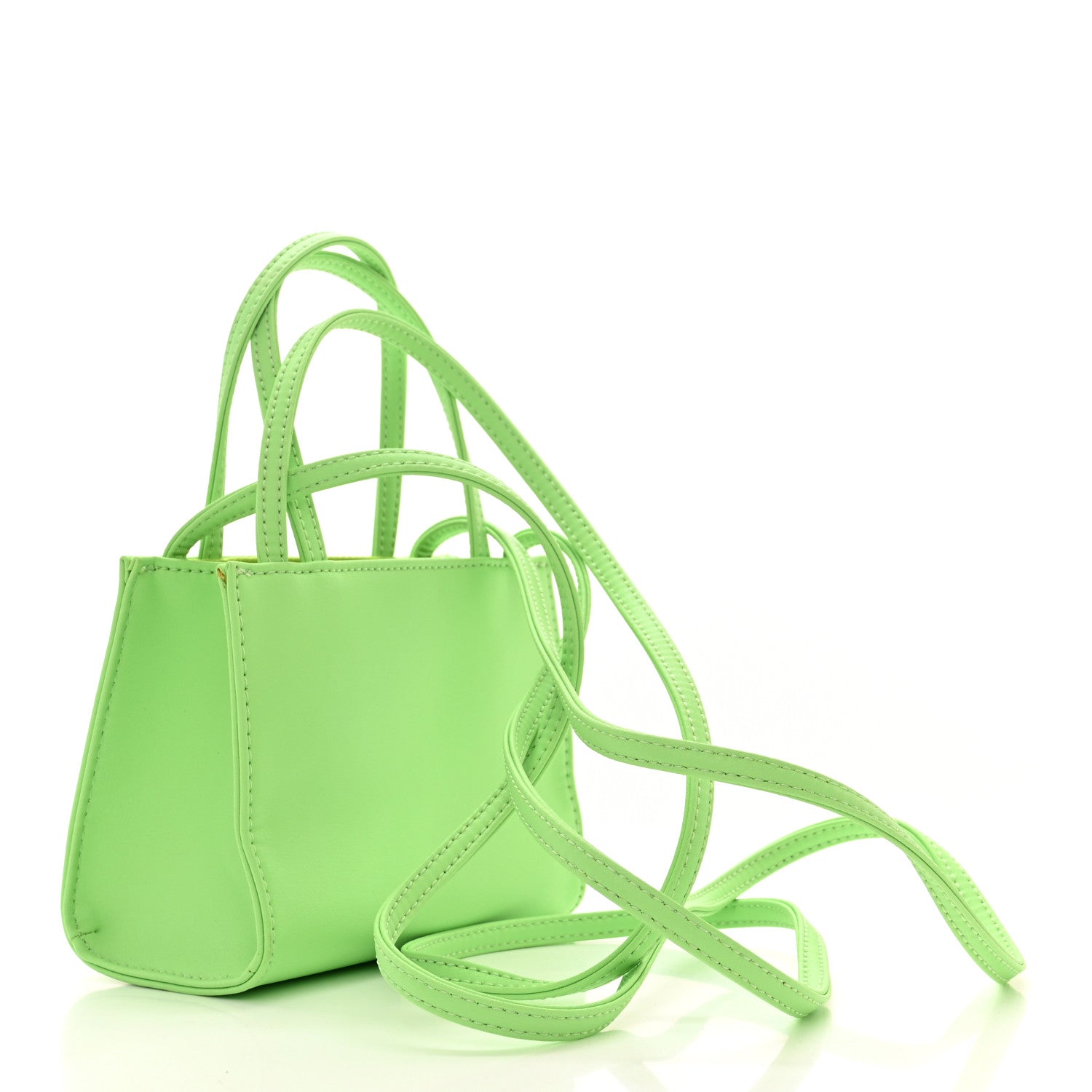 Telfar Vegan Leather Small Shopping Bag Double Mint 3 of 11