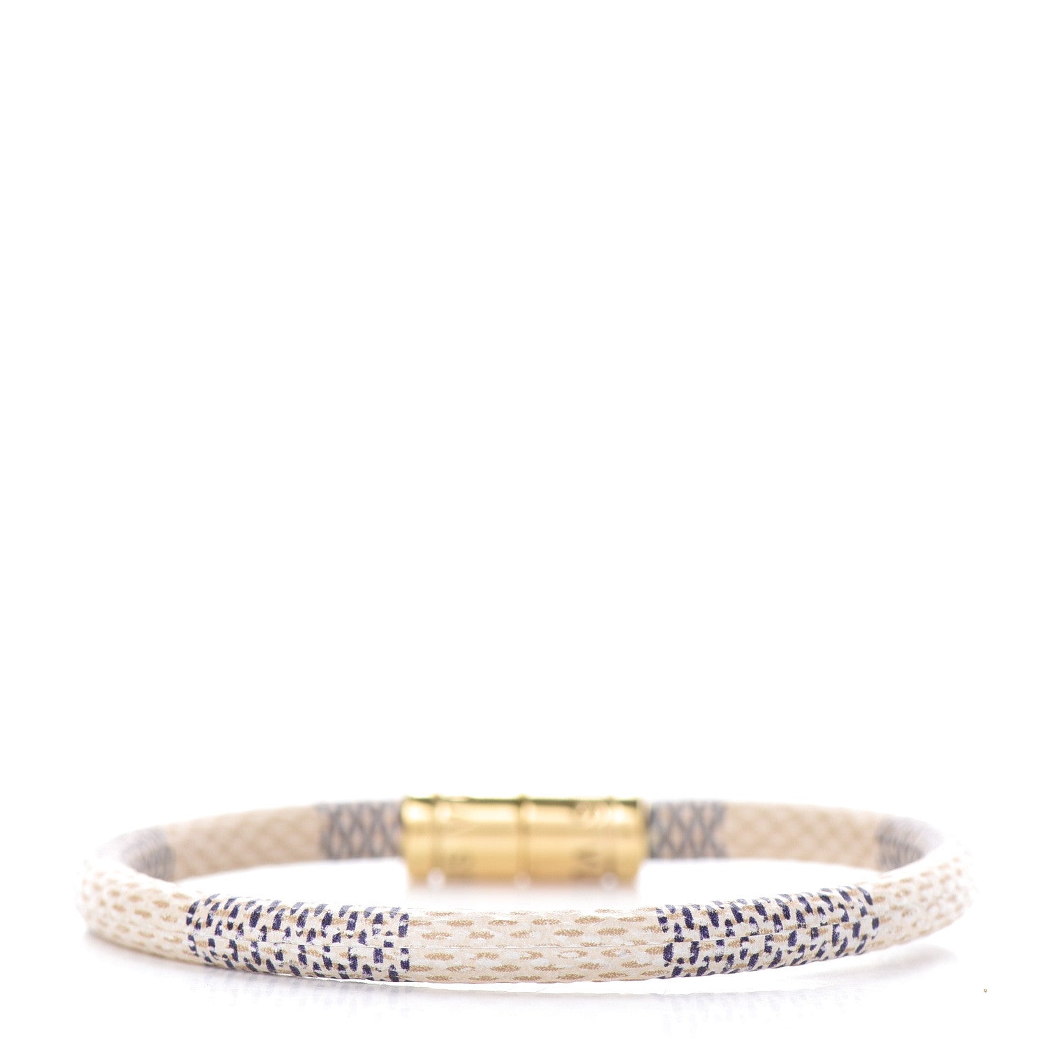 Louis Vuitton Damier Azur Keep It Bracelet 17 3 of 4