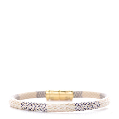 Louis Vuitton Damier Azur Keep It Bracelet 17 3 of 4