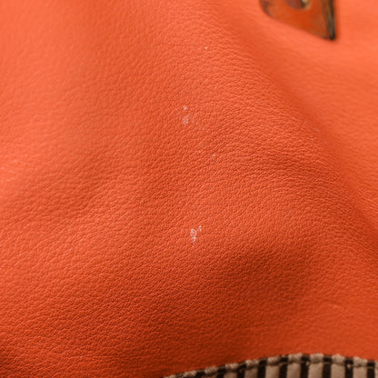 Fendi Vitello Flamingo Fendista Pouchette Crossbody Arancio 11 of 22