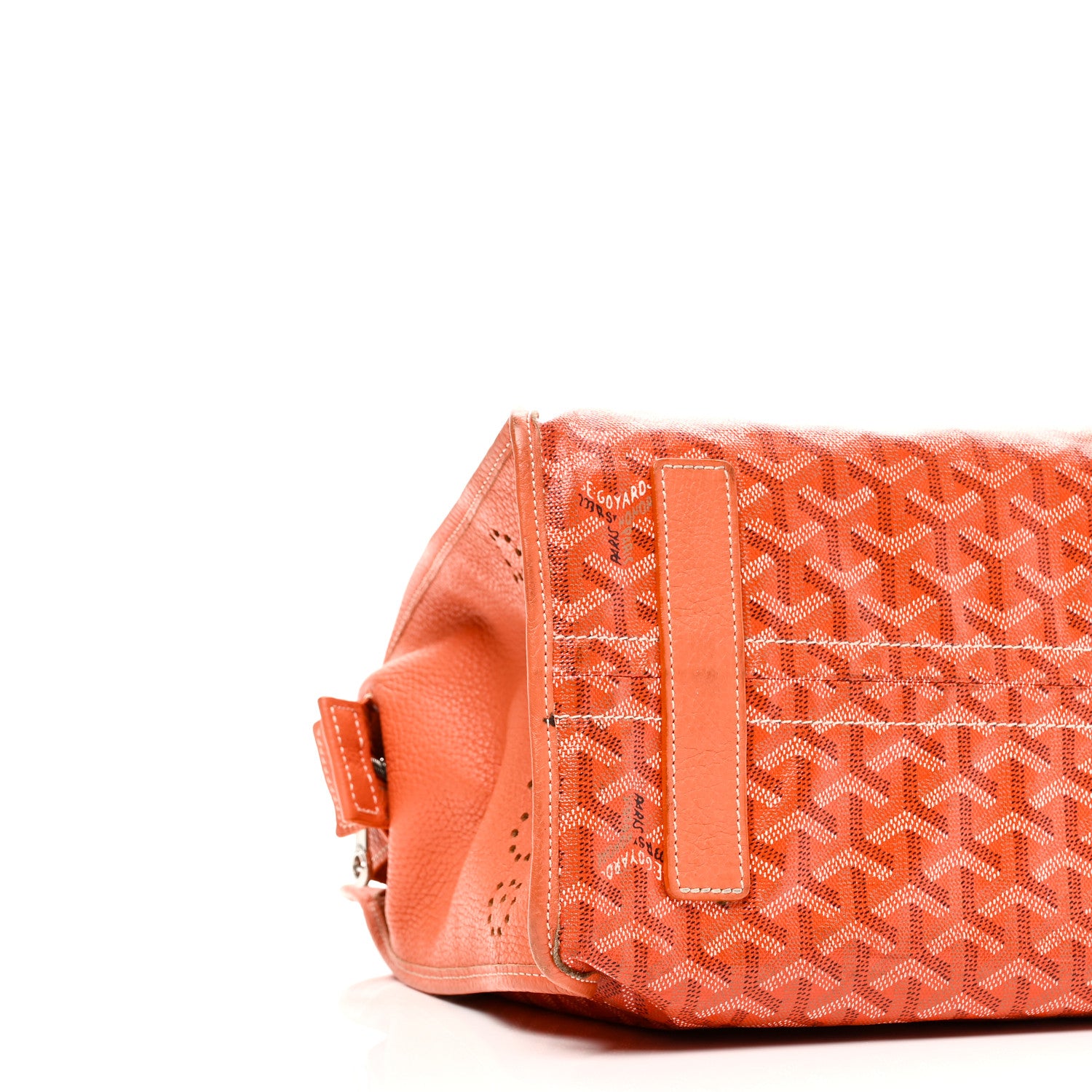 Goyard Goyardine Sac Hardy Pet Carrier PM Orange 1875604