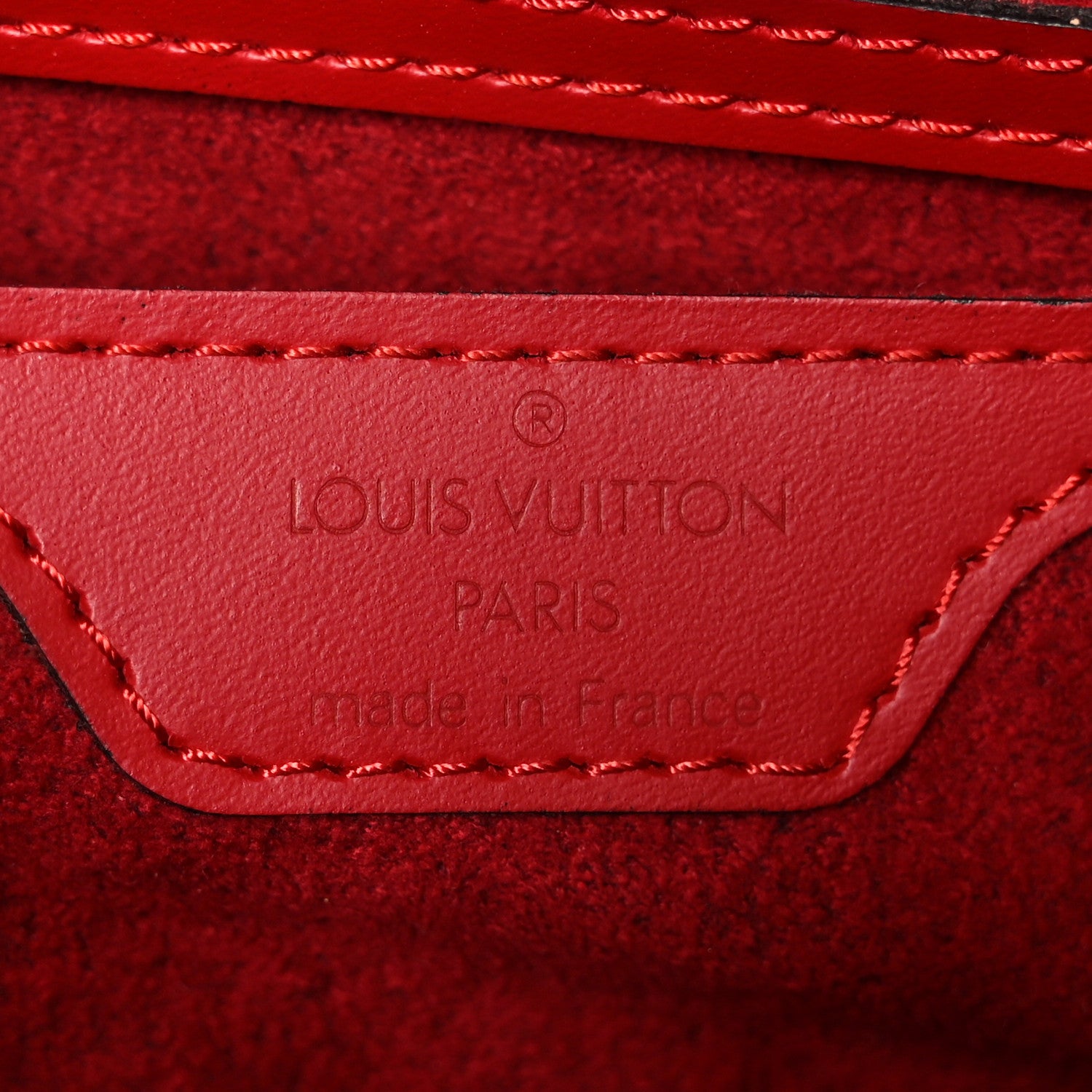 Louis Vuitton Epi Soufflot Castillan Red 6 of 12