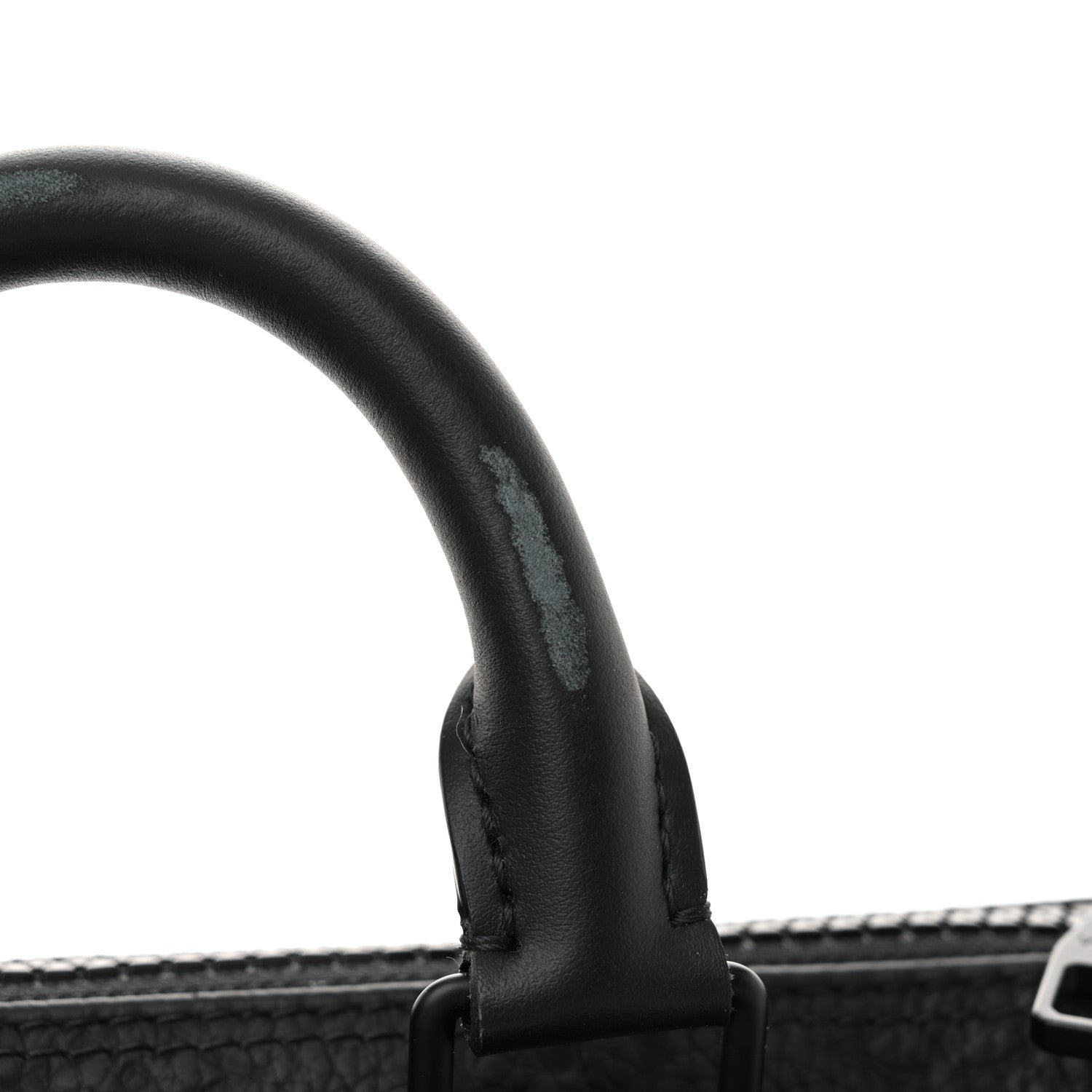 Louis Vuitton Monogram Taurillon Keepall Bandouliere 25 Black 10 of 12