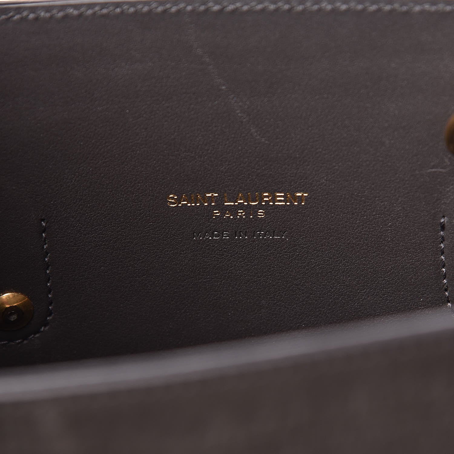 Saint Laurent Crocodile Embossed Nubuck Baby Sac De Jour Dark Anthracite 6 of 12